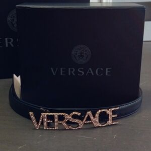Black Versace Belt